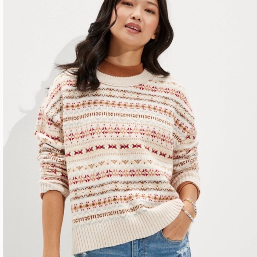 AE Faireisle Crewneck Sweater